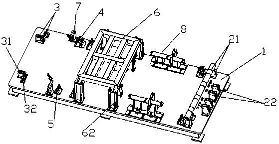 Hydraulic support top beam tailor-welding tool