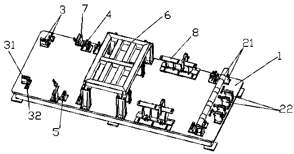 Hydraulic support top beam tailor-welding tool