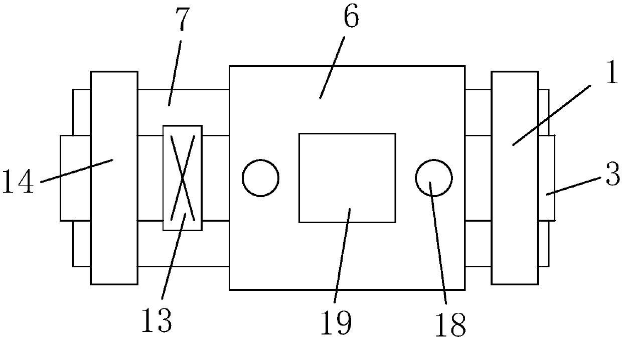 Efficient steaming and frying device used before pre-squeezing of rapeseed oil