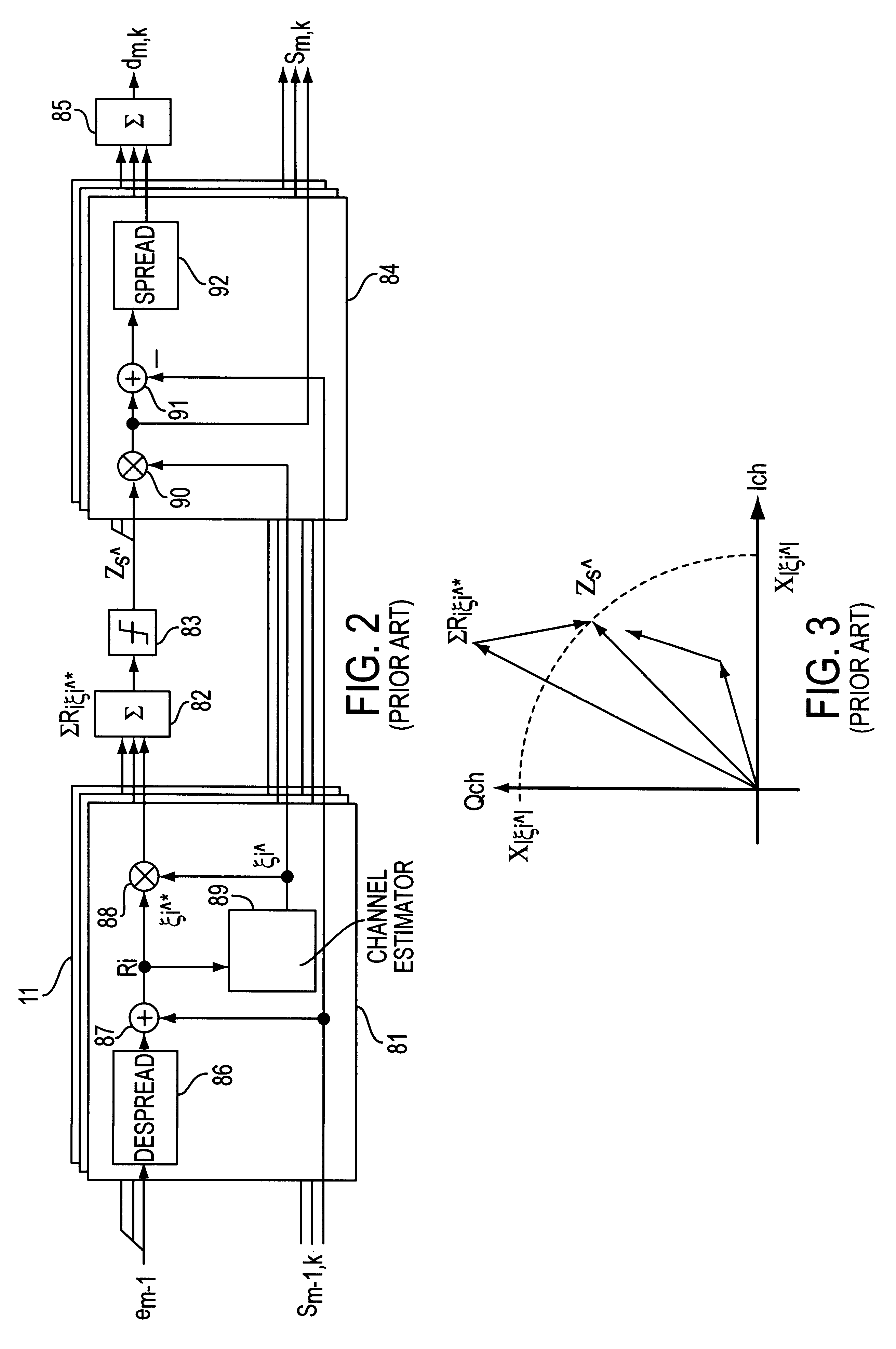 Multistage interference canceller