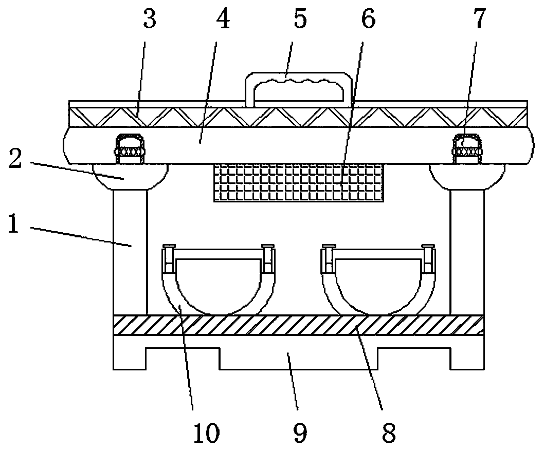 A kind of cable tray for power line arrangement