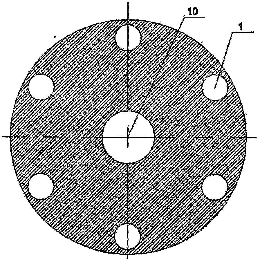 Self-rotation pulse internal grinding drill bit for horizontal well