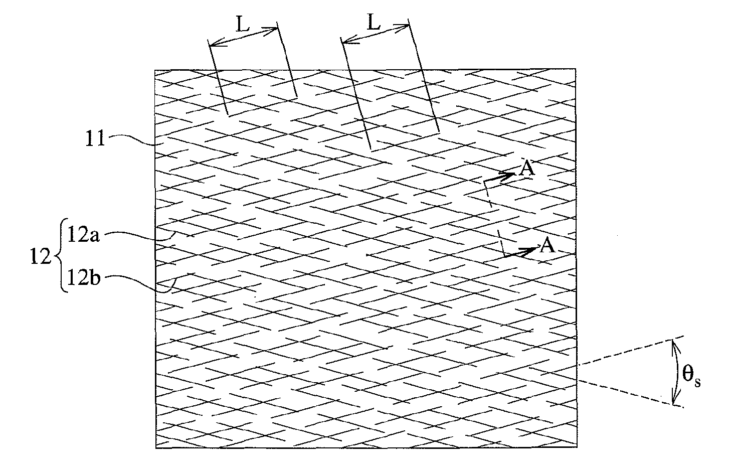 Composite film of linearly-scratched, thin metal film and plastic film, and its production apparatus