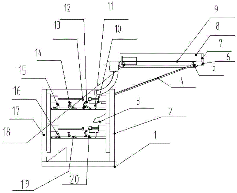 A kind of multifunctional pineapple peeling and cutting machine