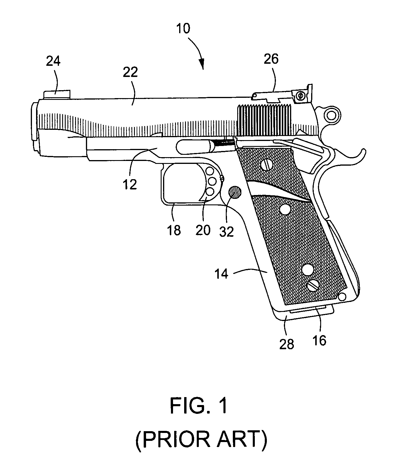 Firearm having universal magazine release mechanism