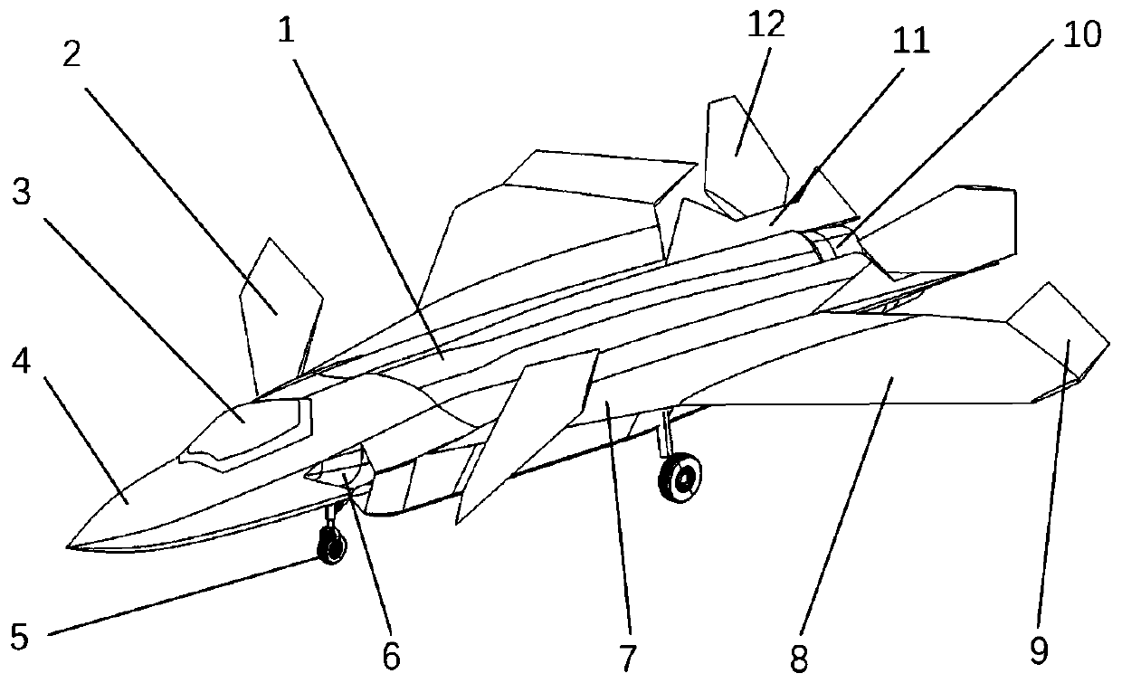 Variant stealth aircraft and variant method and application thereof