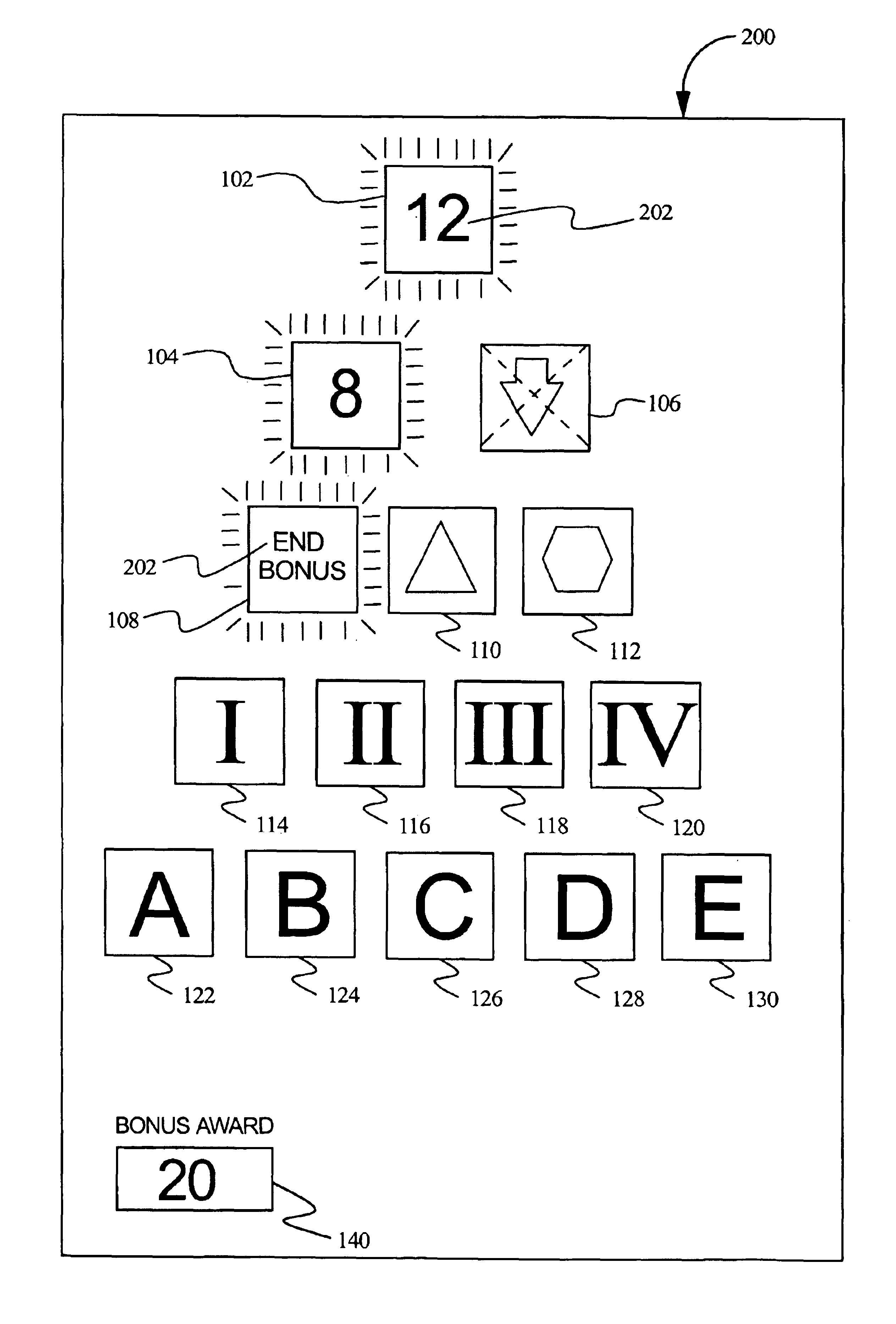 Gaming device having an adjacent selection bonus scheme