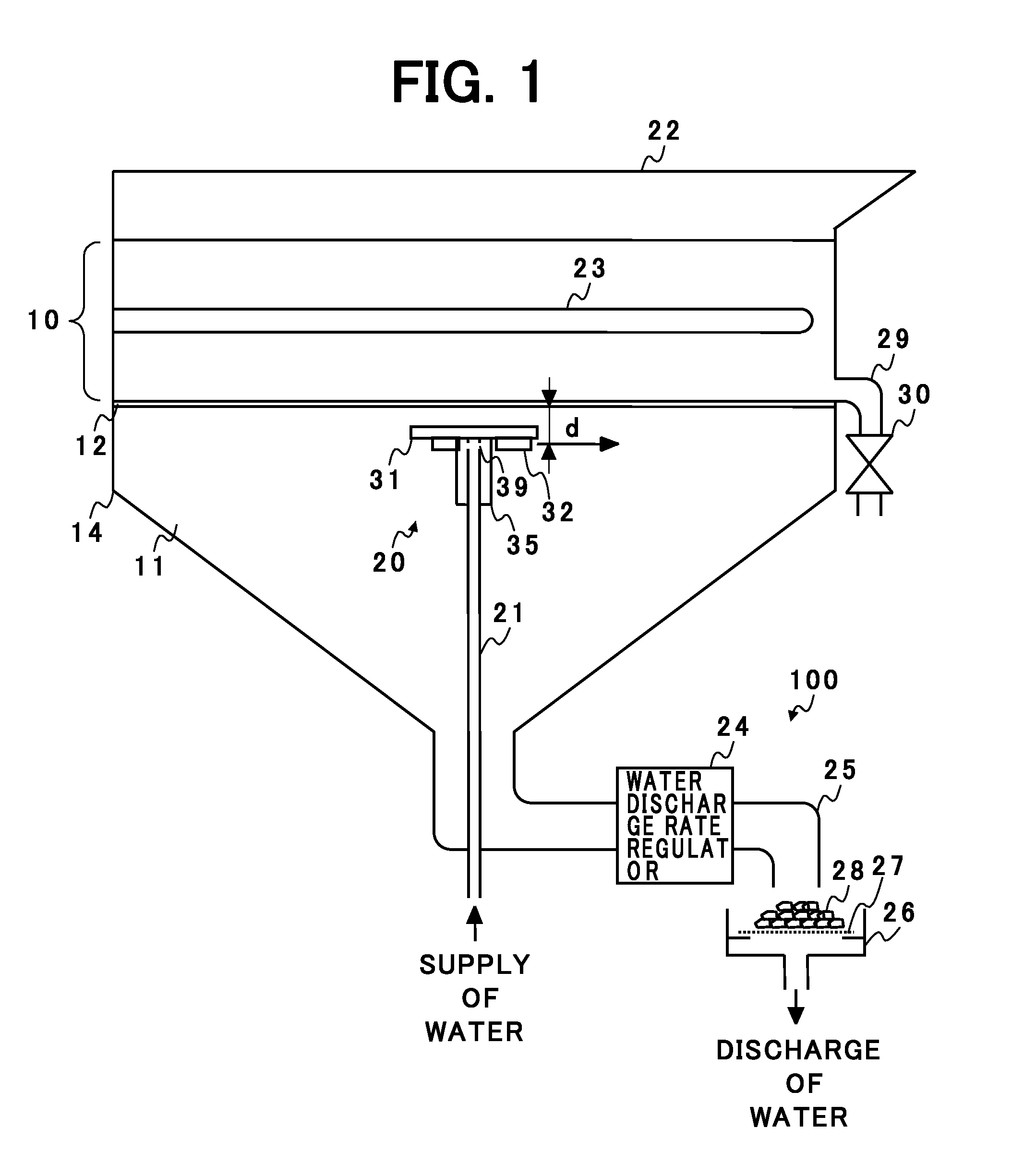 Waterflow distribution variable fryer