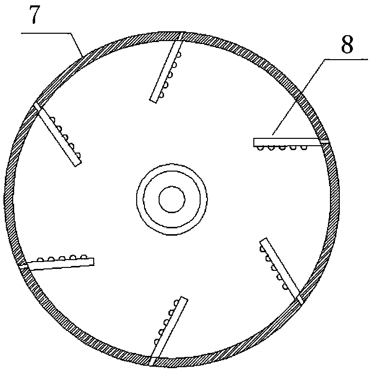 Tea leaf fixation device capable of performing high-efficient overturning on tea leaves