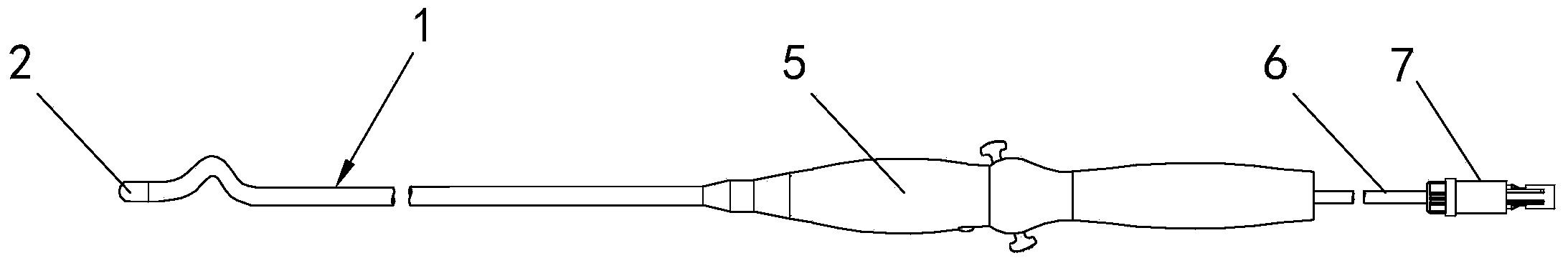 Renal denervation ablation catheter with pre-bent catheter body