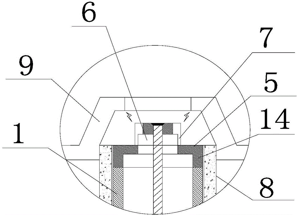 Auxiliary fire device for gas burner