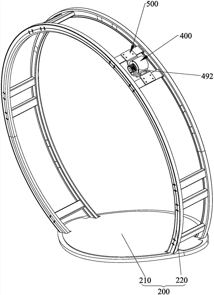 A rest cabin automatic door structure