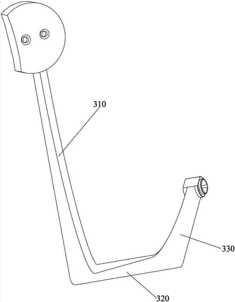 A rest cabin automatic door structure