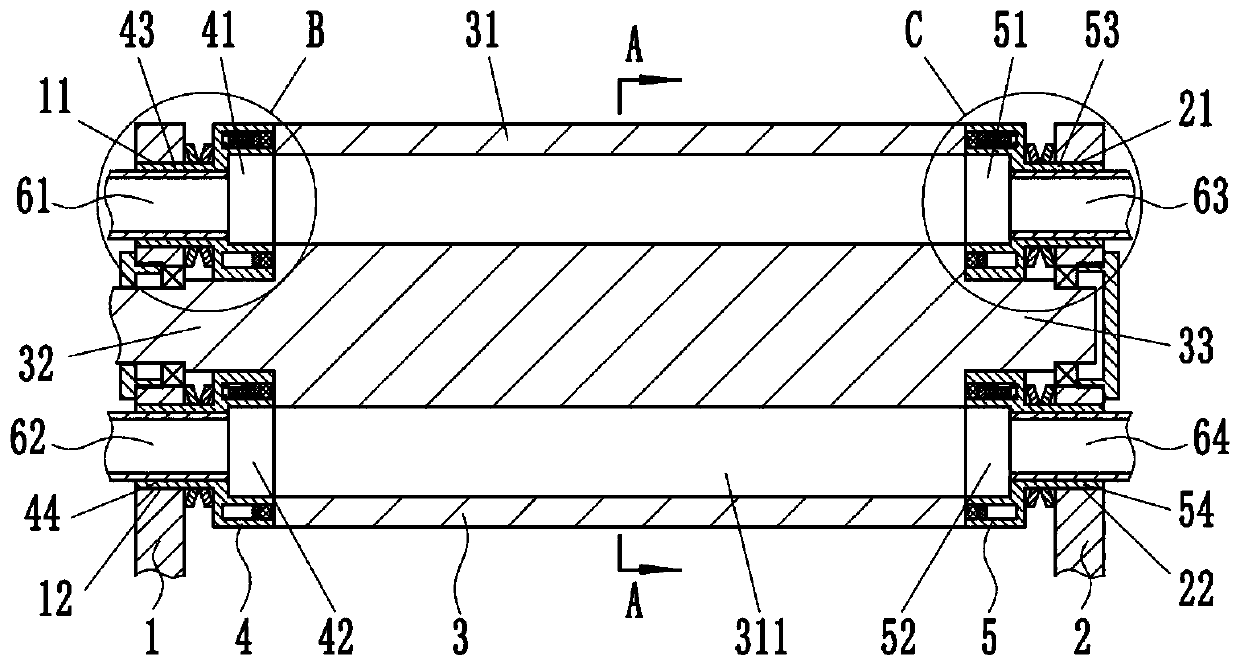 Production device and preparation technology of mixed raw material high temperature resistant capacitance film for automobile