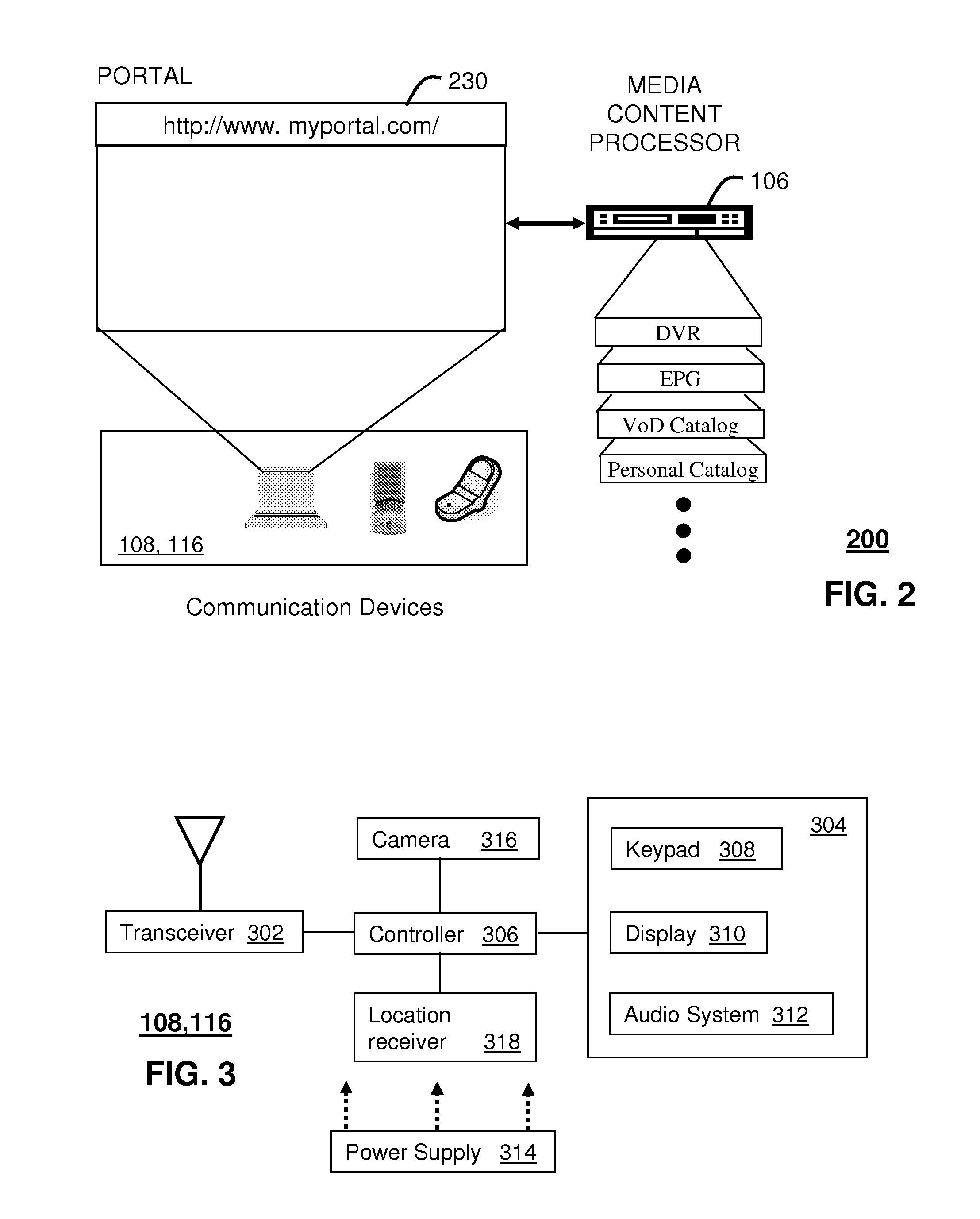 System for exchanging media content between a media content processor and a communication device