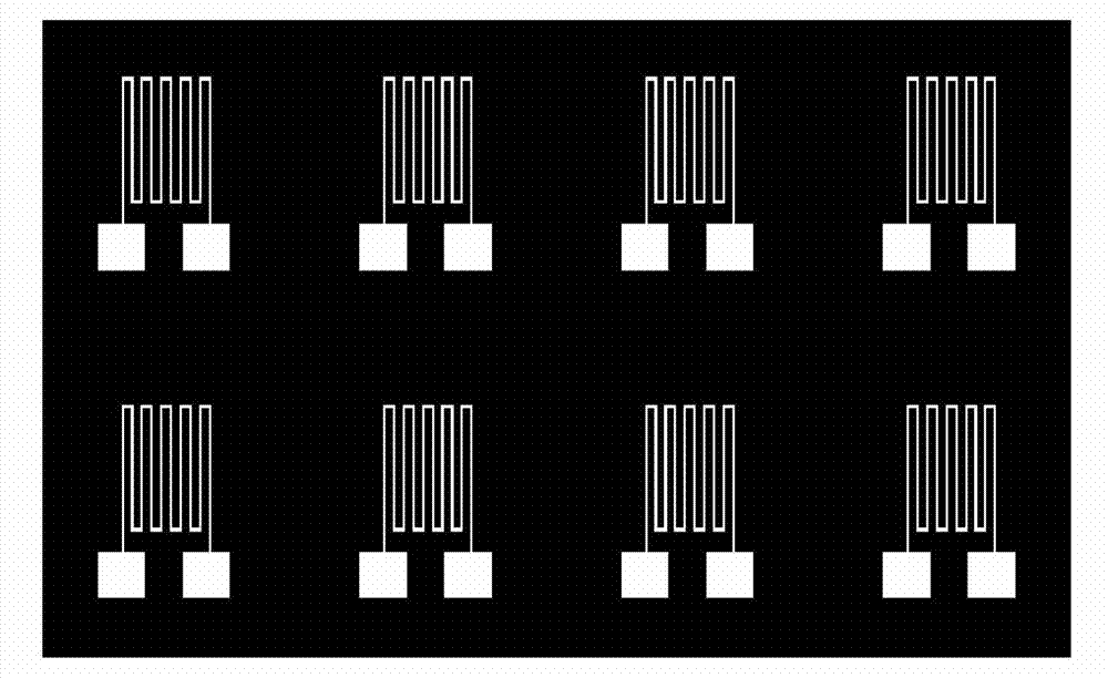 Method for processing metal film strainometer based on MEMS (Micro-electromechanical Systems)