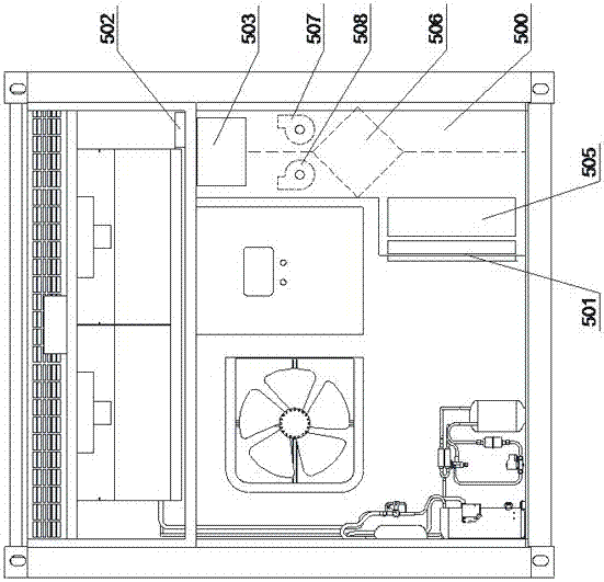 Intelligentized movable refrigeration storehouse for edible mushroom and flower culture