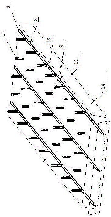 Chequered field drainage control and farmland percolation combined interception and removal system for runoff nitrogen and phosphorus of paddy field and application method of chequered field drainage control and farmland percolation combined interception and removal system