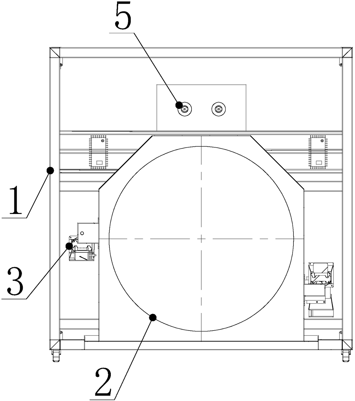 Textile microwave hot air combined drying box for testing laboratory