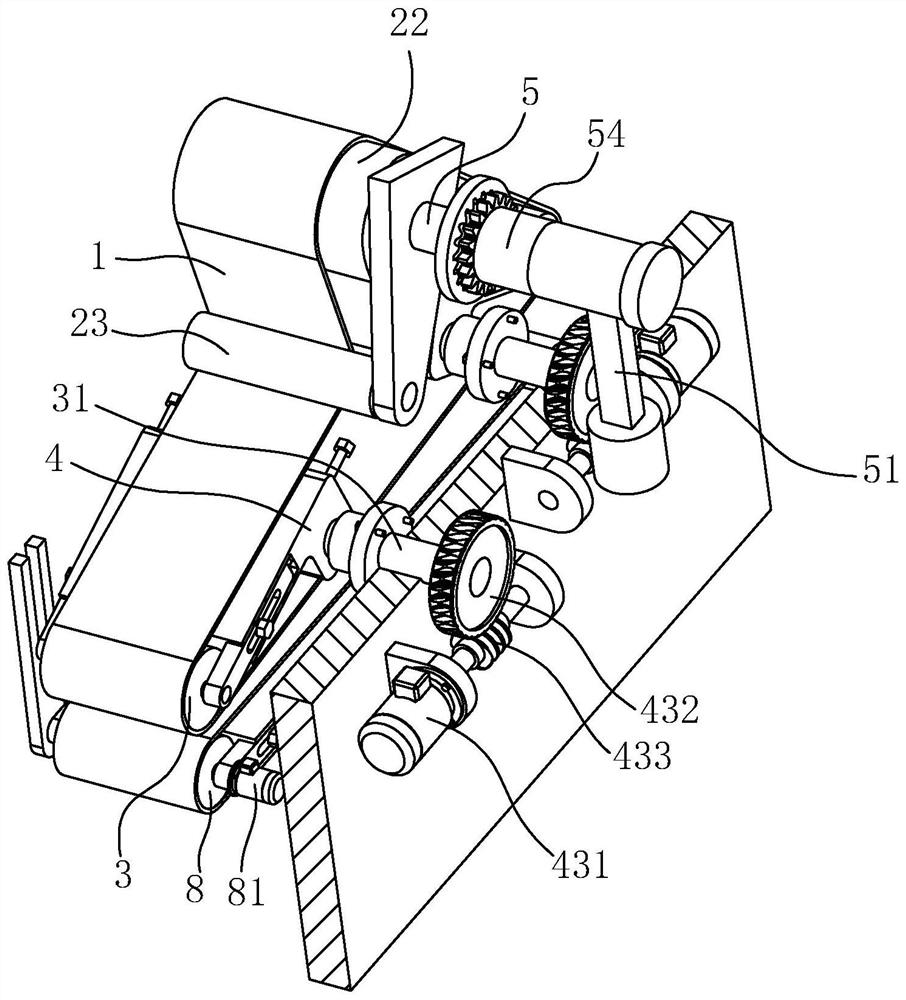 Cotton pressing and conveying mechanism and antiperspirant pad forming equipment