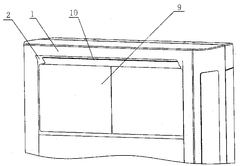 Air conditioner decorative sheet adopting novel technique of transcribing in model and its technique