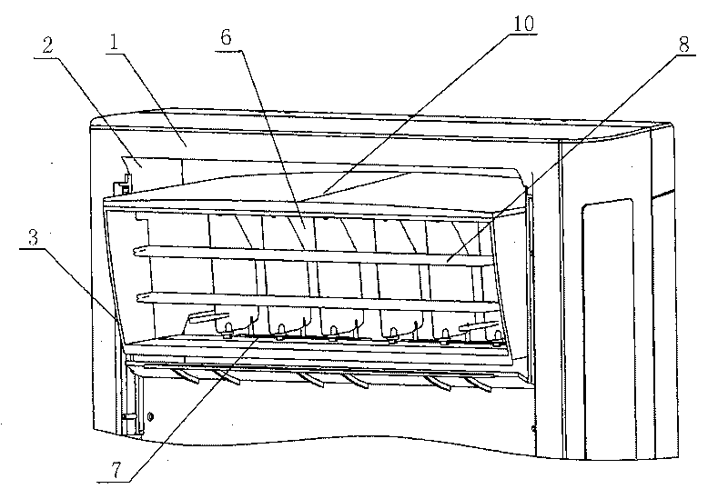 Air conditioner decorative sheet adopting novel technique of transcribing in model and its technique