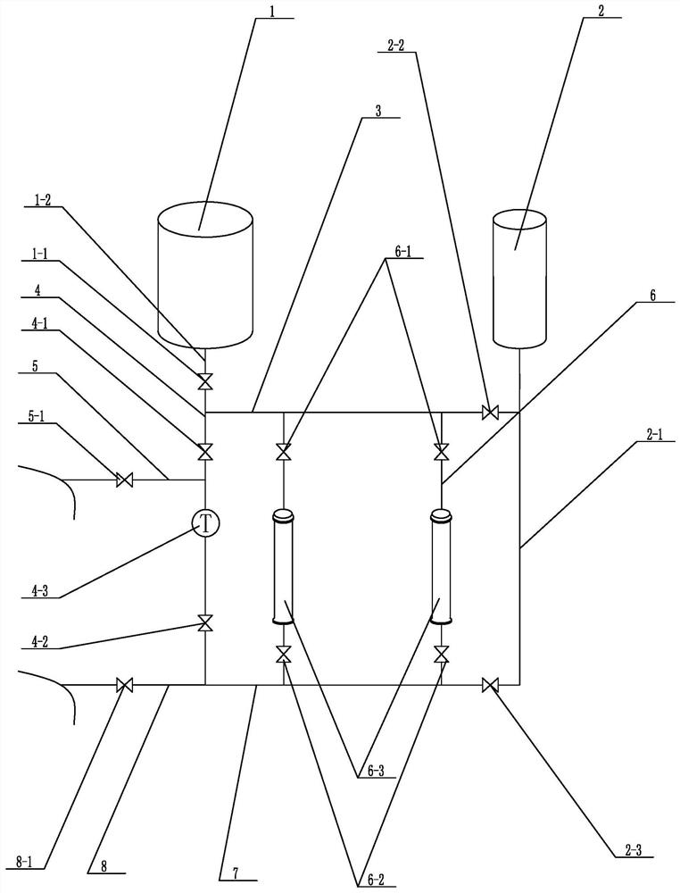 Hydrogen type cation exchange resin column dynamic regeneration device and operation method thereof