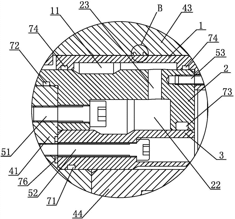 A thermal insulation cooling mechanism for electric spindle bearing seat