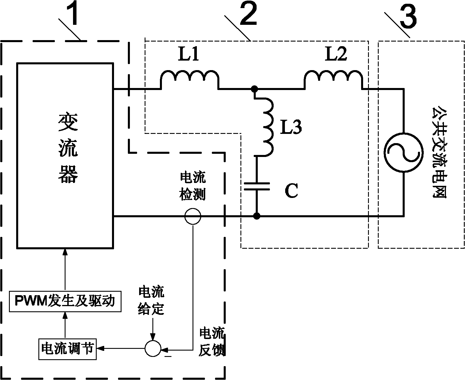 Filter for specific frequency current bypass