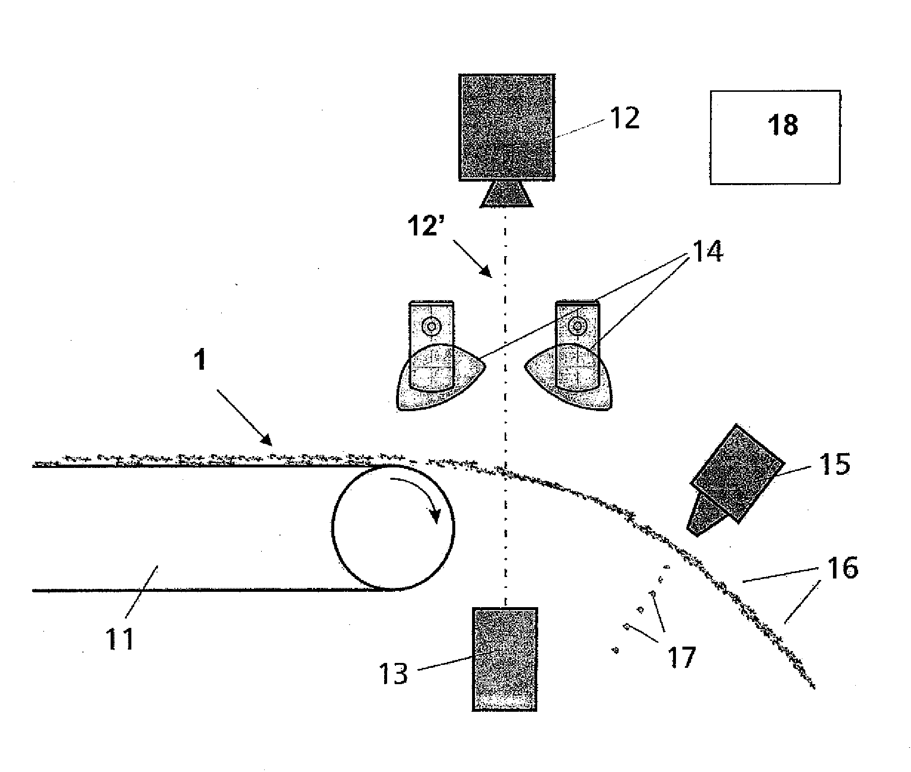 Device and method for optically sorting bulk material