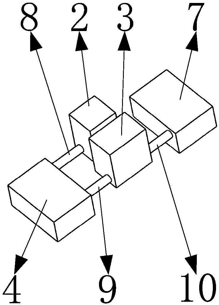 A wheel type four-wheel-drive walking platform for robots