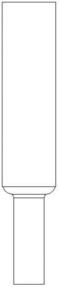 Cold extrusion mold for output shafts and preparation method thereof