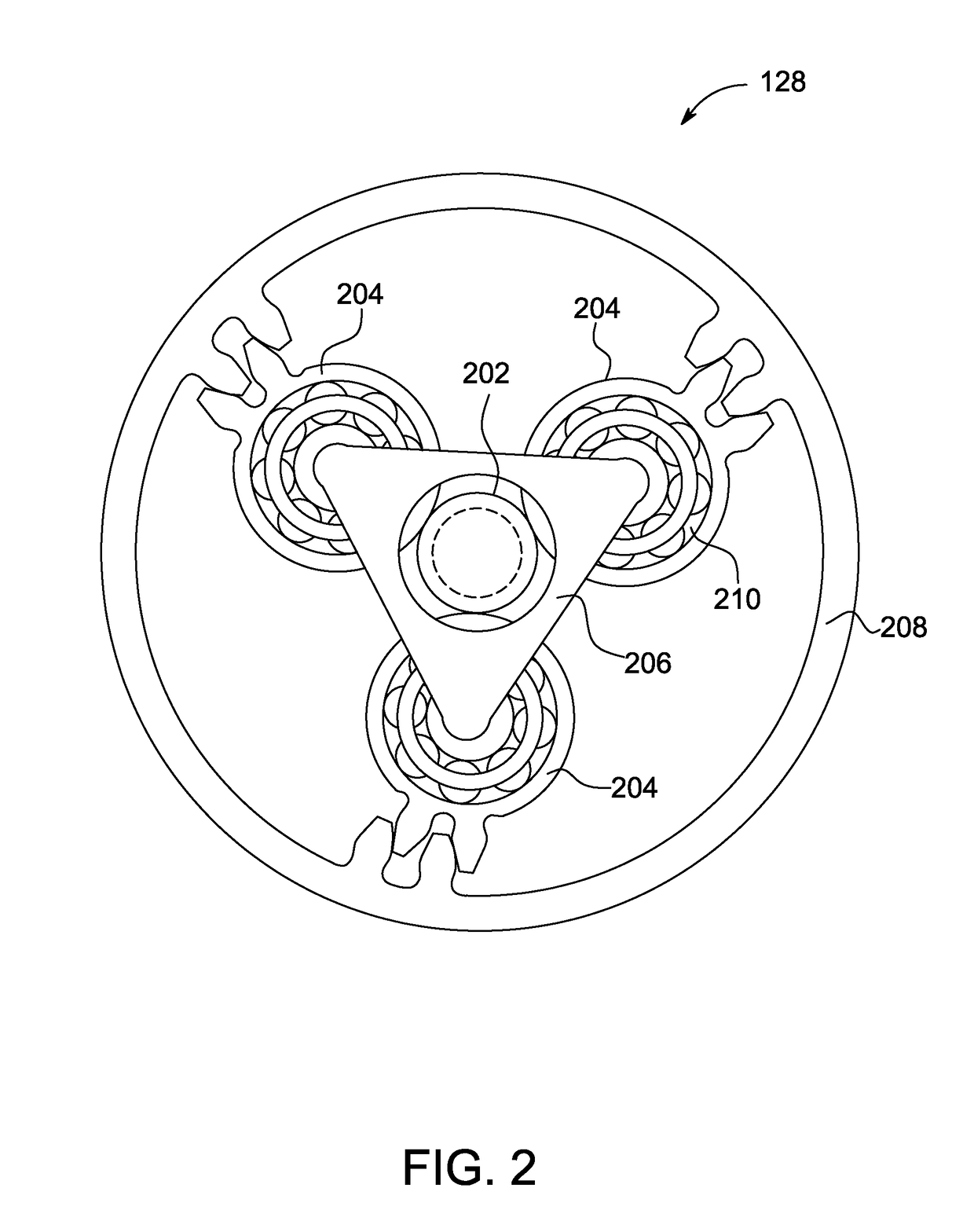 Roller element bearing with preloaded hydrodynamic cage guides