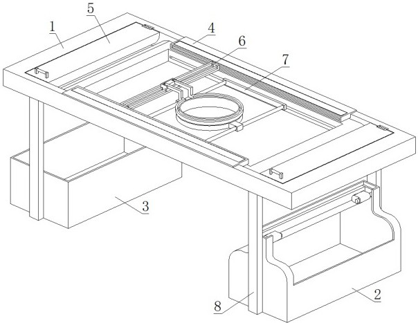 Fishing net tension adjusting and repairing device for fishing net machine and operation method