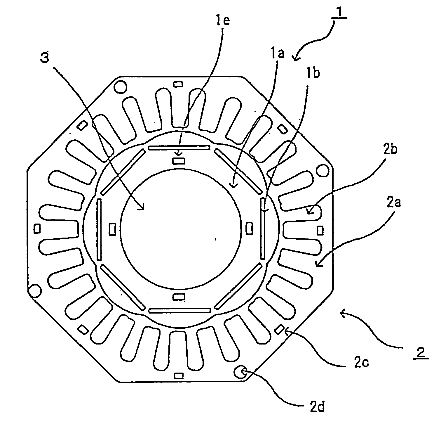 Motor and motor manufacturing apparatus