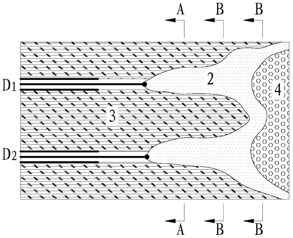 Multi-point gas injection underground gasifier and multi-point gas injection underground gasification method