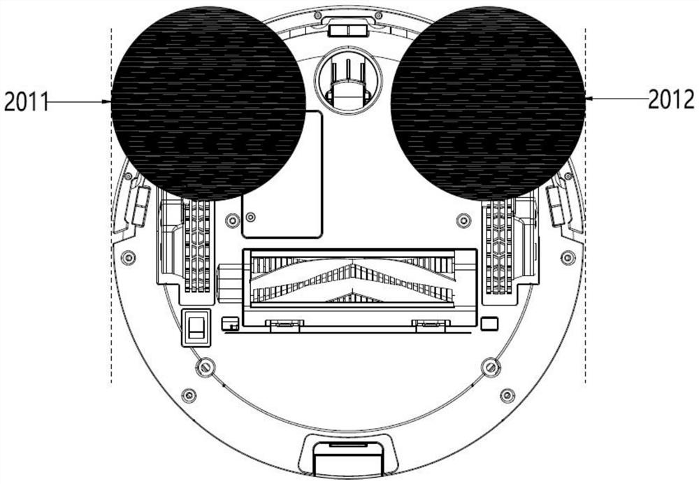 Integrated station of mopping and sucking cleaning robot