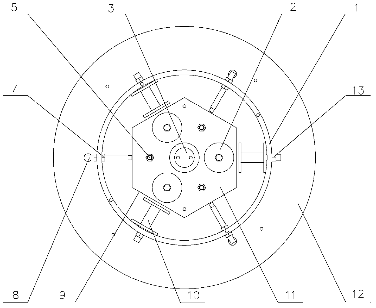 Experimental device of compact magnetic levitation worktable