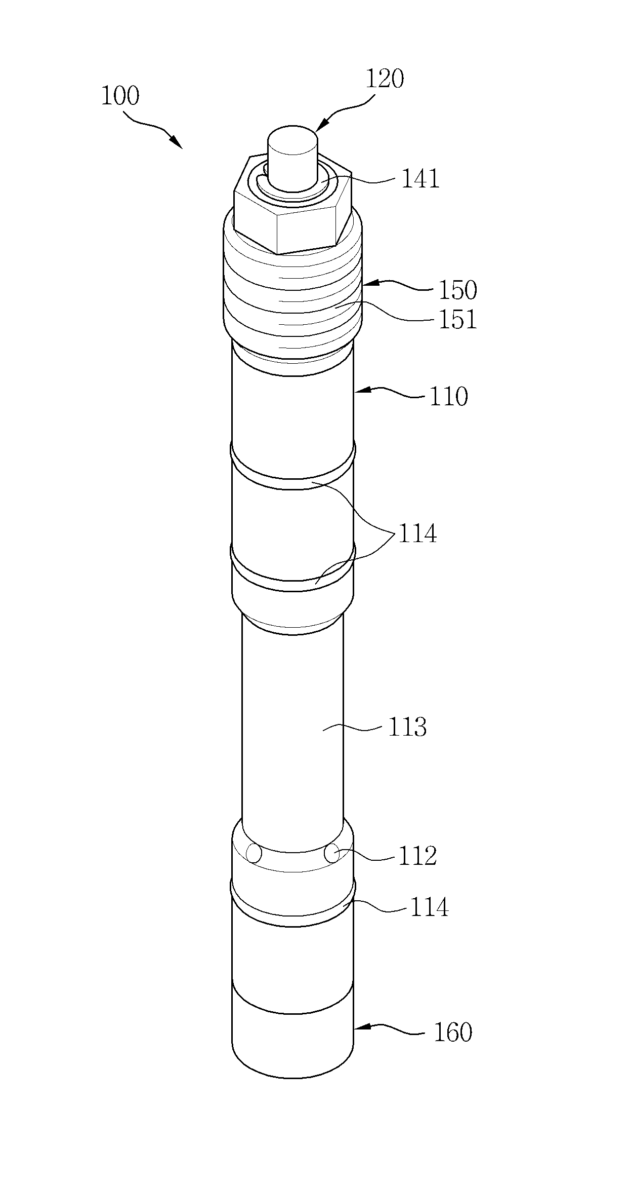 Check valve for injecting gas