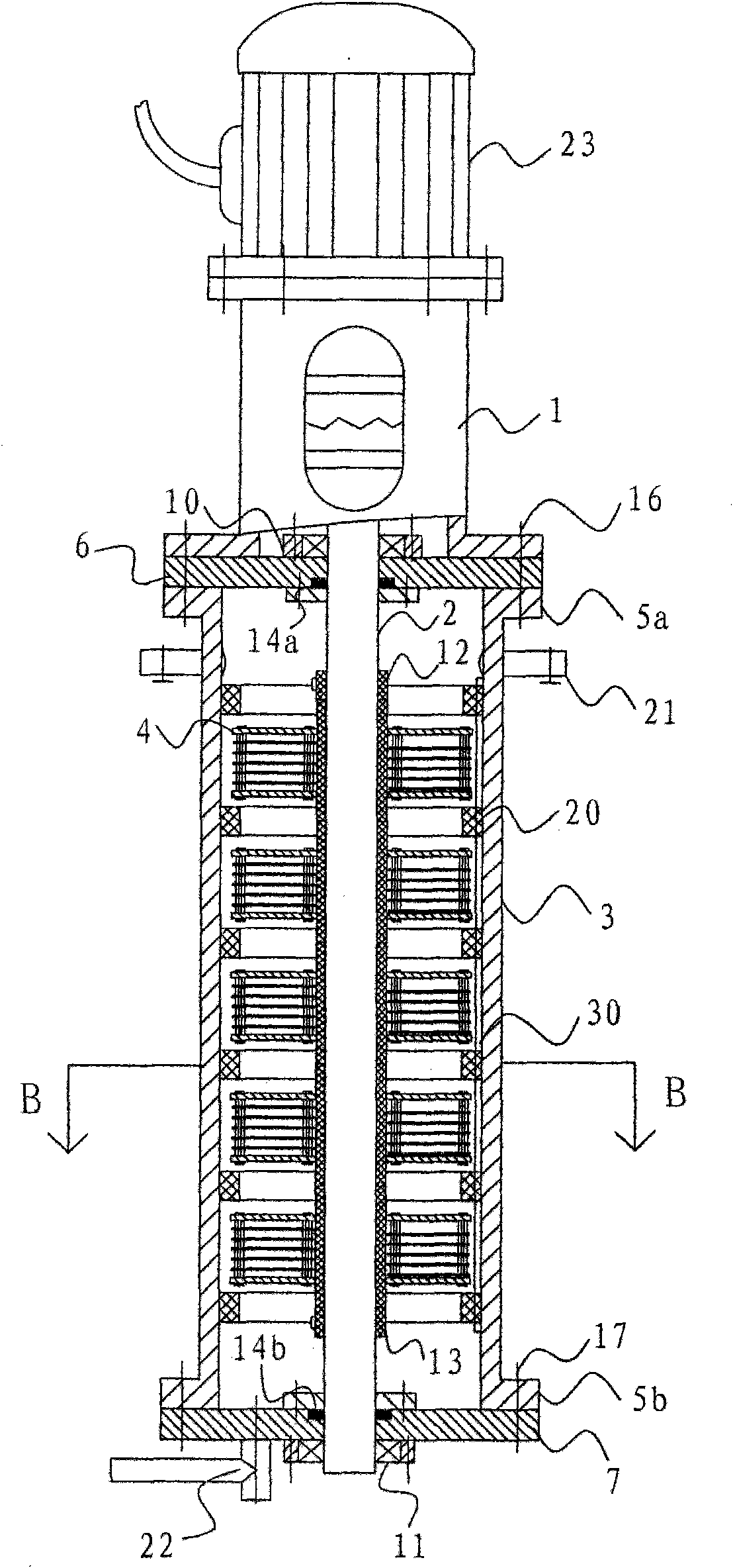 Liquid nano-shearing machine