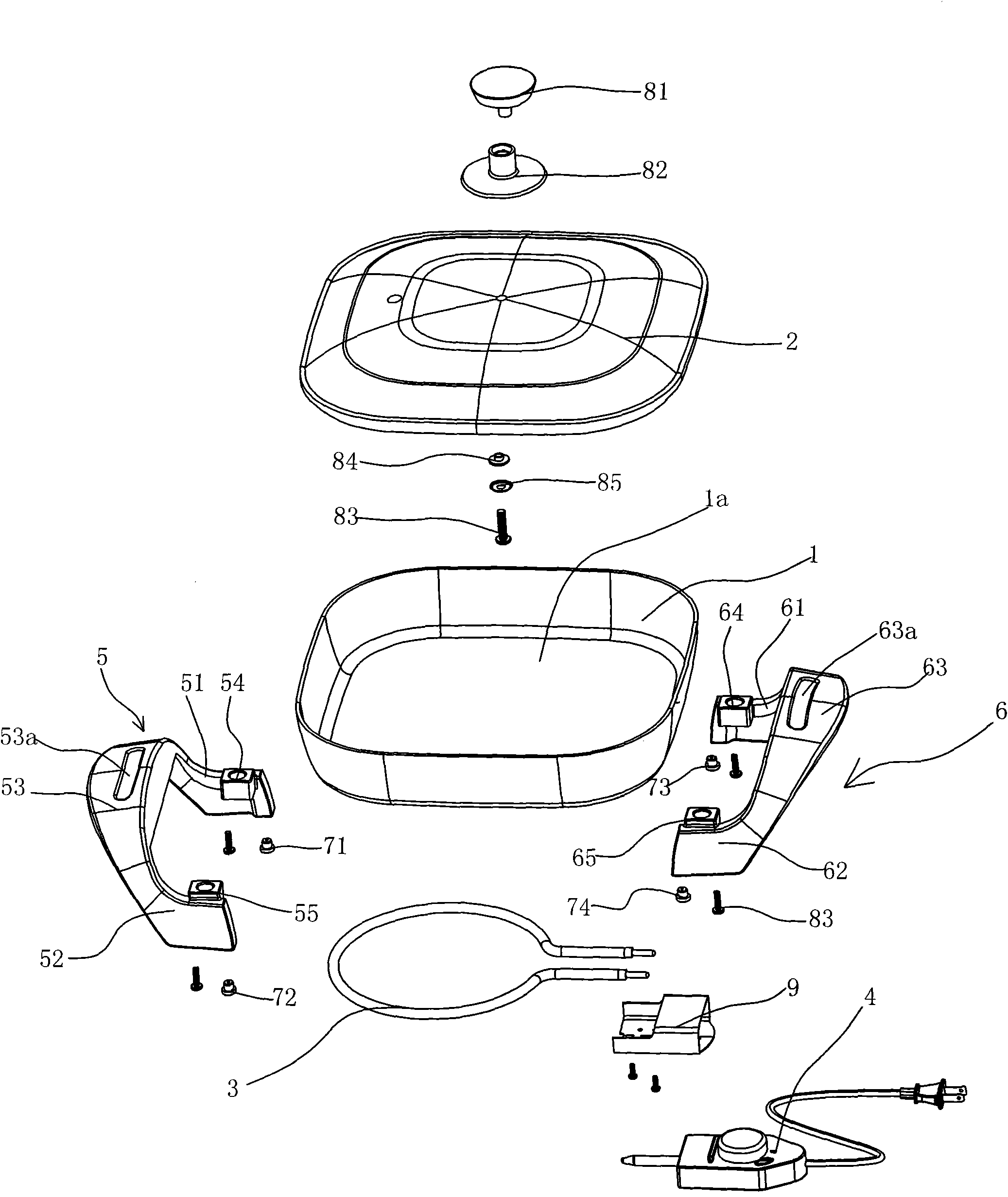 Electric frying pan