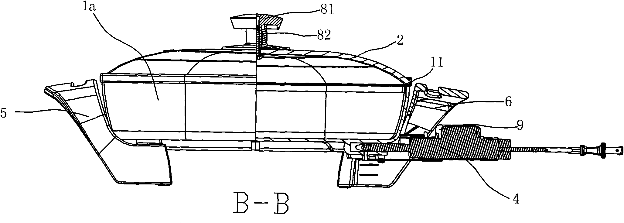 Electric frying pan