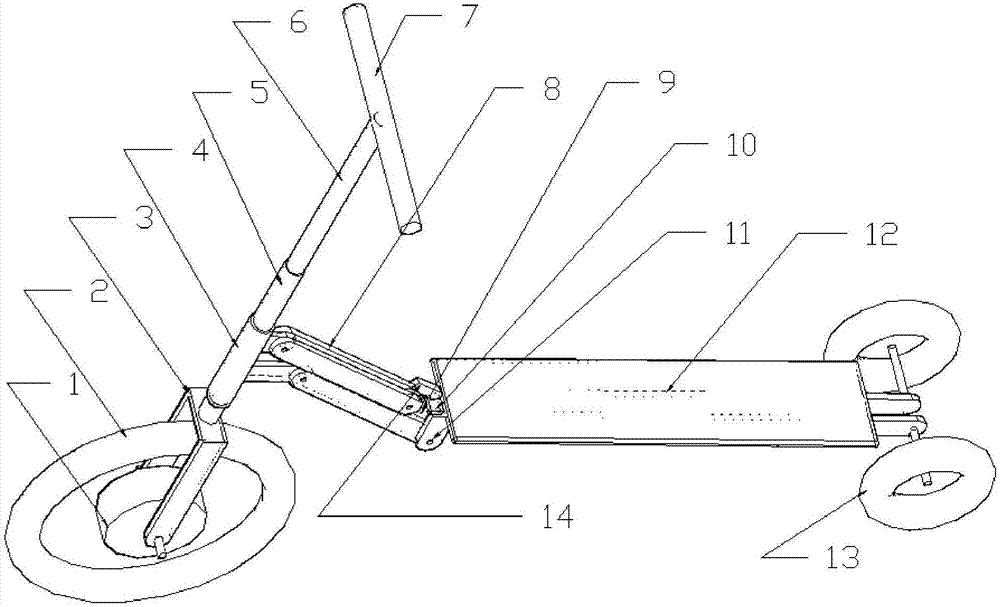 Foldable scooter