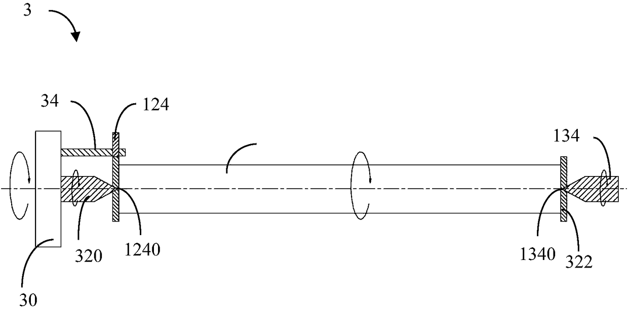 Clamping structure and clamping method for quartz rods and rod-assembly platform