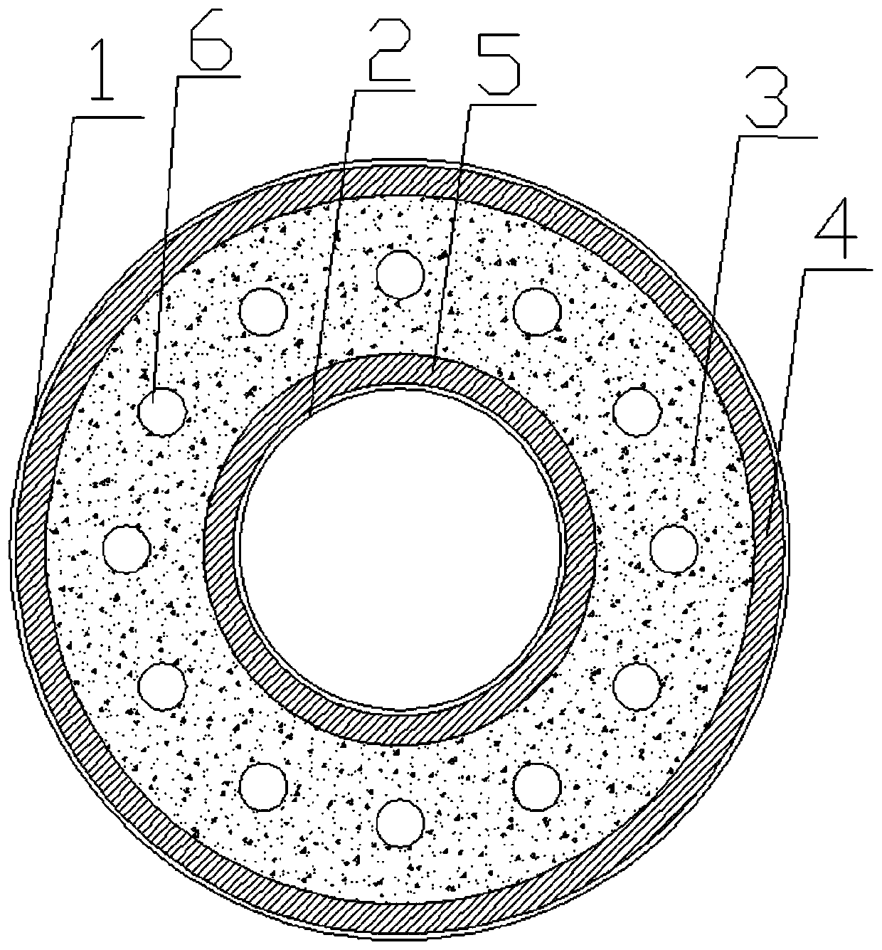 A kind of double-wall pipe used for ship gas pipeline and its installation method