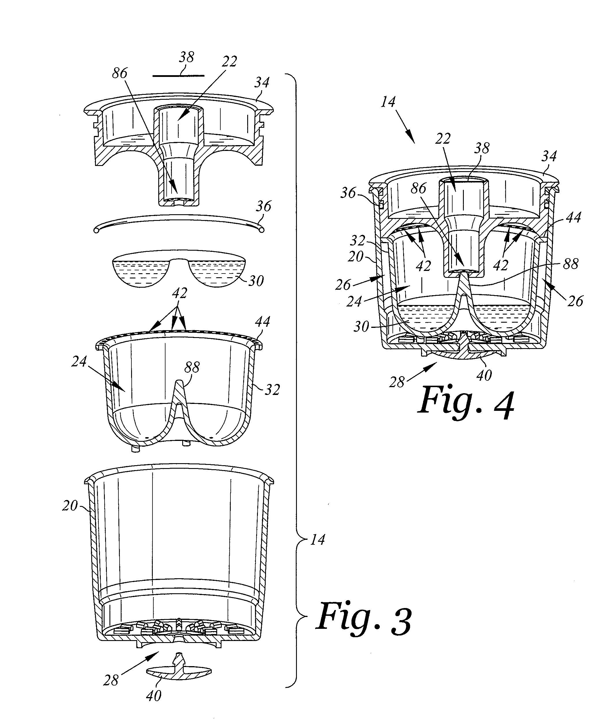 Single serve beverage dispensing system including an ionizer