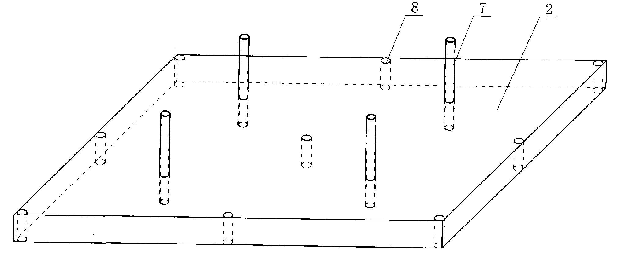 Once formed precast concrete shear wall with heat preserving veneer and production method thereof