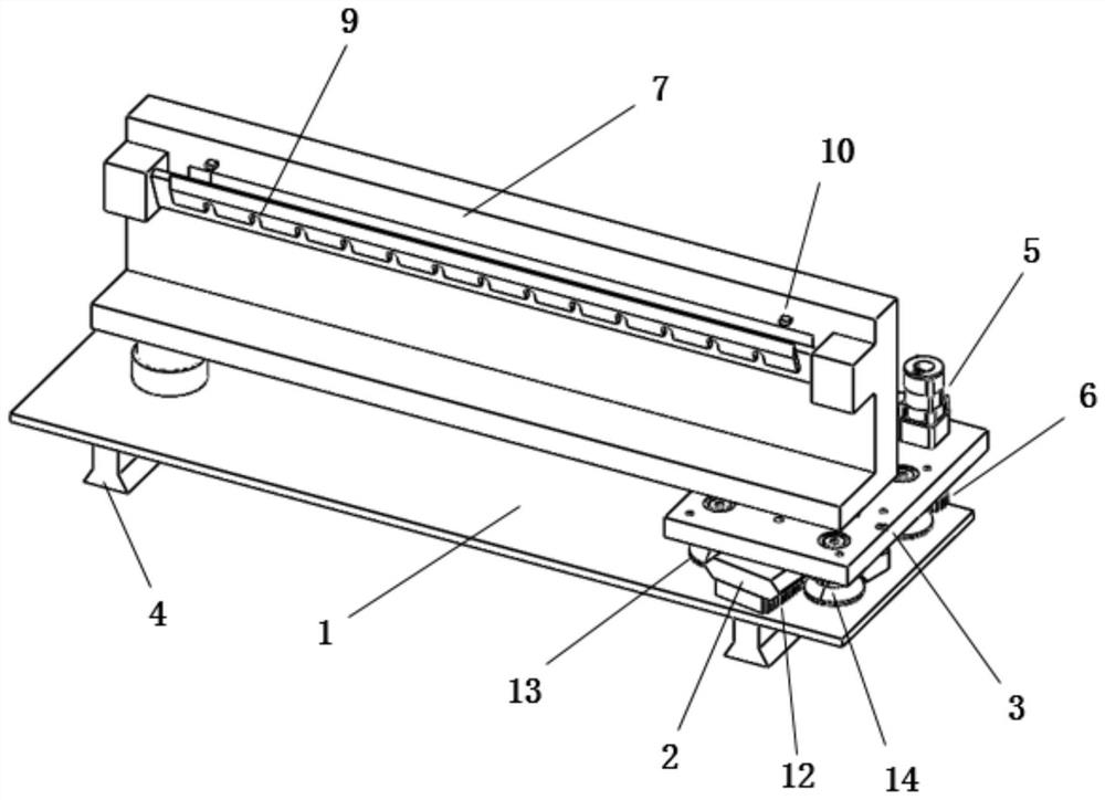 Automatic adjustment device for rotating knife parallel to outer bamboo wall, bamboo shaping and rotary cutting machine, and method for parallel bamboo wall rotary cutting