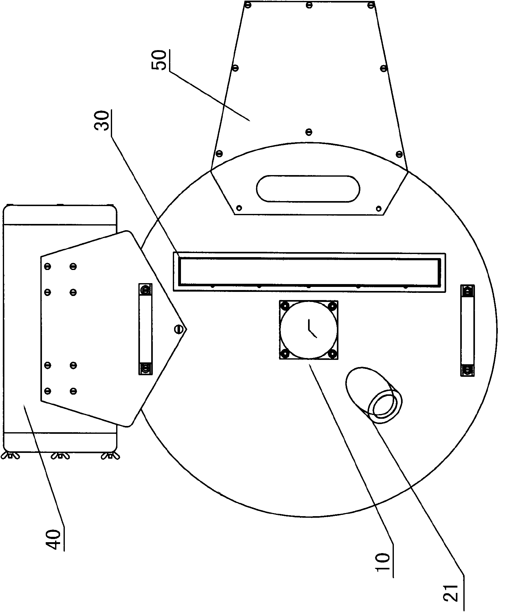 Mobile waste lamp tube safety recycling processing method and device thereof