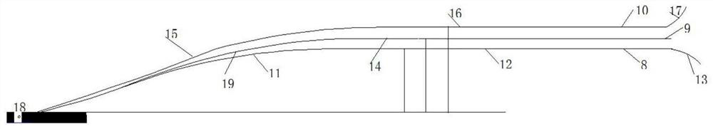 Coal face fissure zone gas extraction method